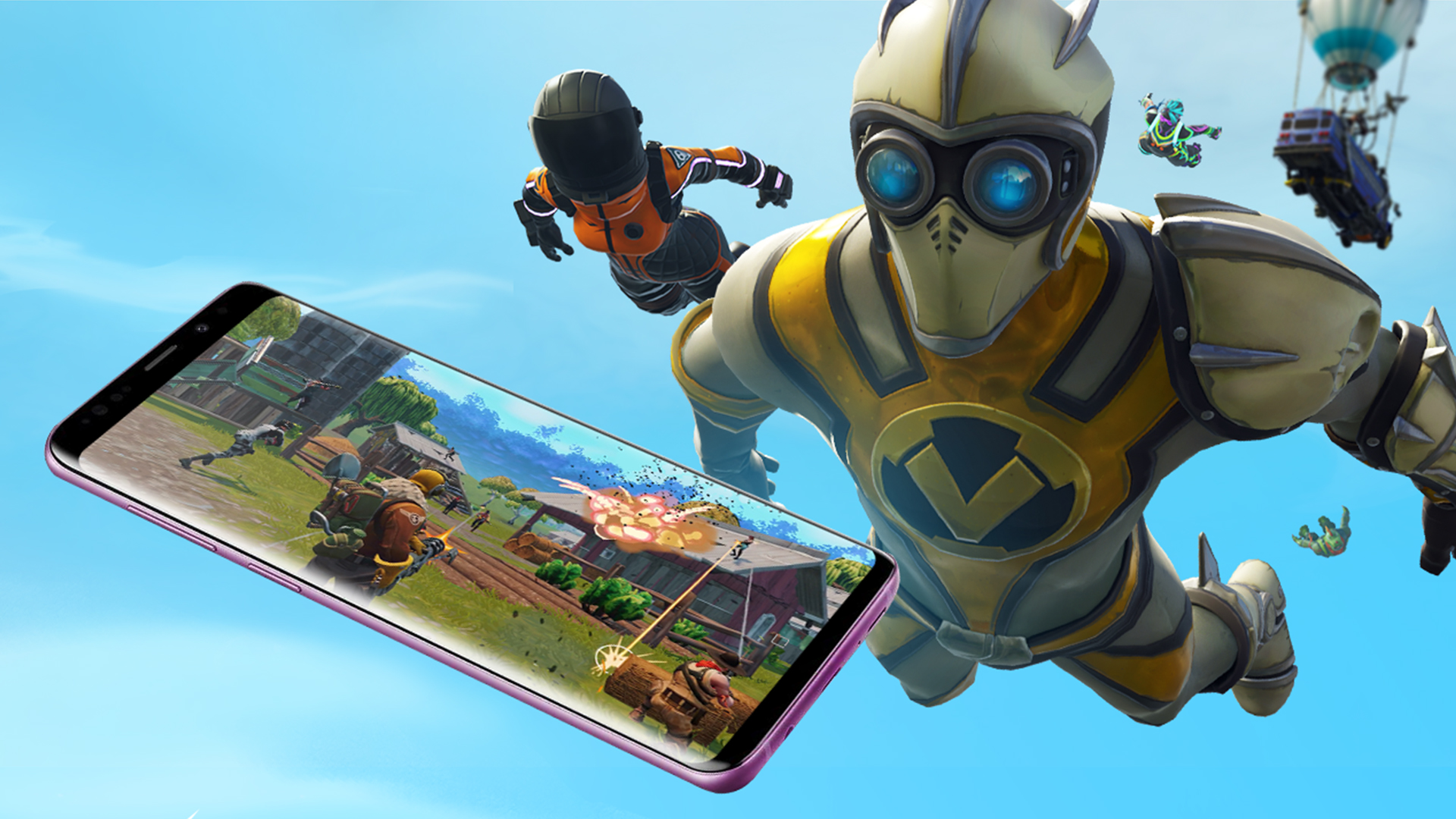 na prezentacii kompaniya samsung predstavila novyj flagman s9 i prezentovala fortnite na android na dannyj moment igra dostupna tolko na sleduyushih - 2gb ram fortnite android