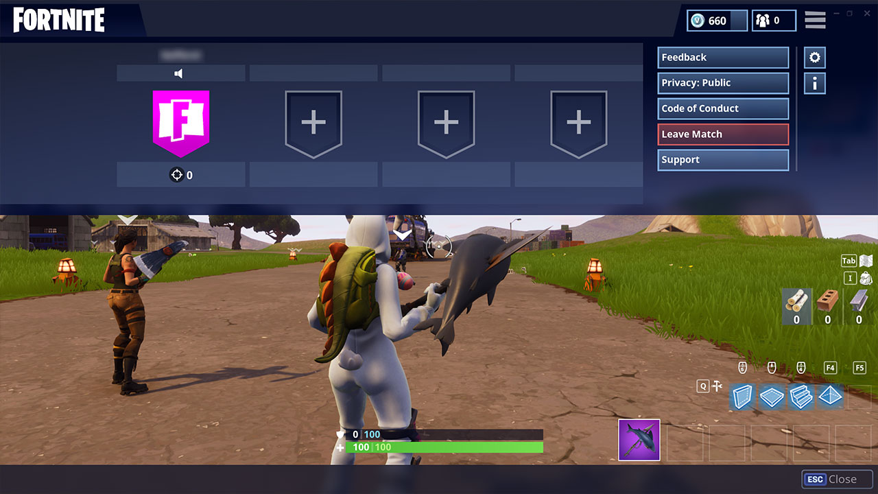head over to the game tab which again is the cog icon on the top bar make sure you select the hud tab inside the game settings screen - bar fortnite